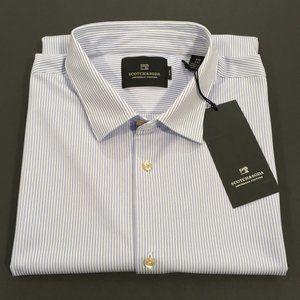 Scotch & Soda • Slim Fit Striped Button Up Shirt